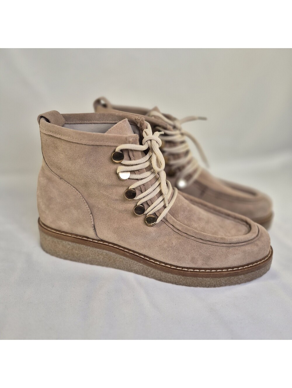 Boden Mens 41 Gowrie Truffle Lace up Suede Desert Ankle Boots